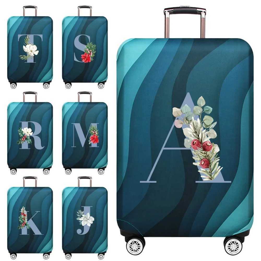 Couvre-bagages de protection à bagages Couvercle de poussière Anti-Scratch Portable Suitcase Trunk Case ACCESSOIRES DE VOYAGE ACCESSOIRES BLUE IM