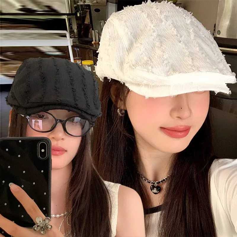 Japanese Style Beret C Unisex Autumn Winter Hat Vintage Designed Polyester Solid Color Outdoor Adjustable Gifts for Women Men XJ250823