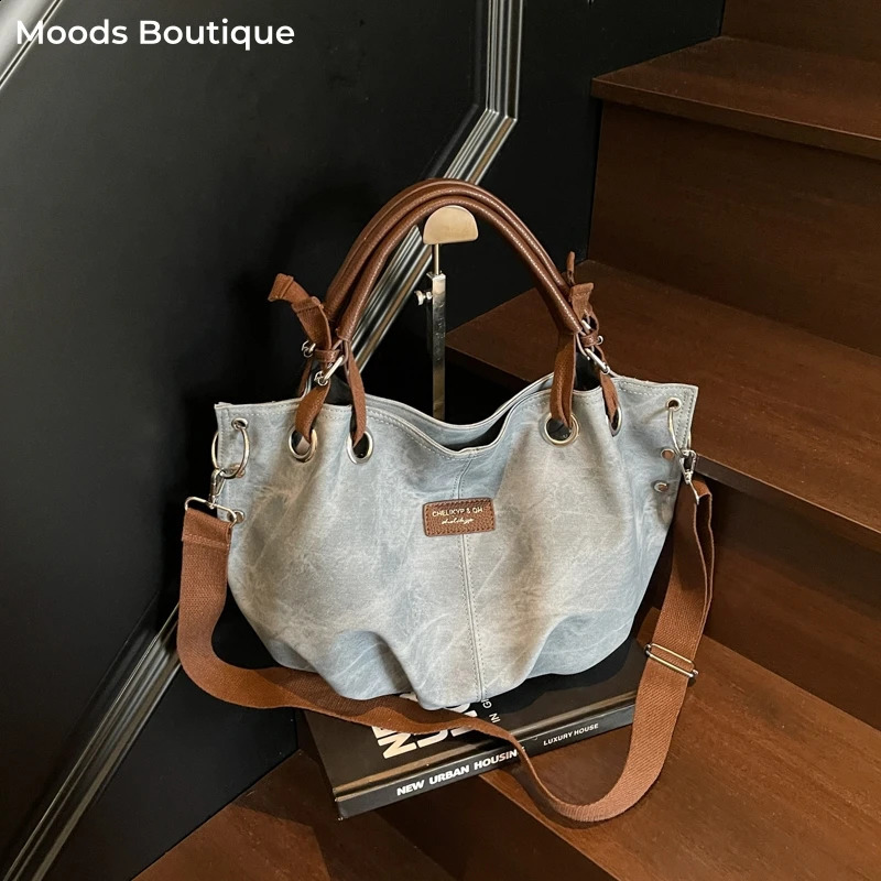 Retro Pleated Top-handle Bags For Women Large Capacity Shopper Shoulder Crossbody Bag Latest Trend Handbags 250818
