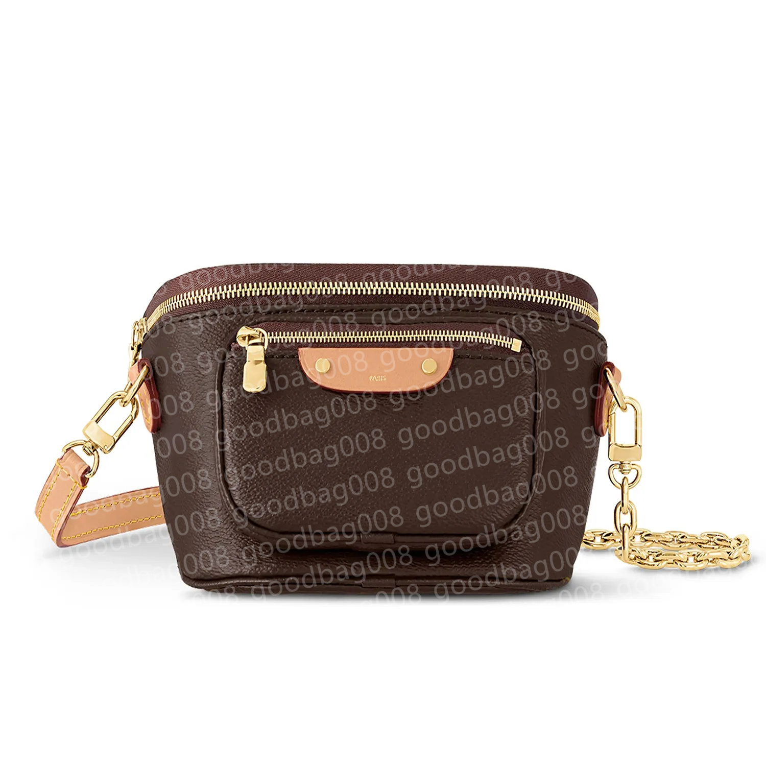 Sac de créateur Sacs de taille Mini Bum Designer Handsbag Purse Hobo Mini Bumbag Tote Tote Tote Cross Cross Body Chain Casual Casual Sac 82335