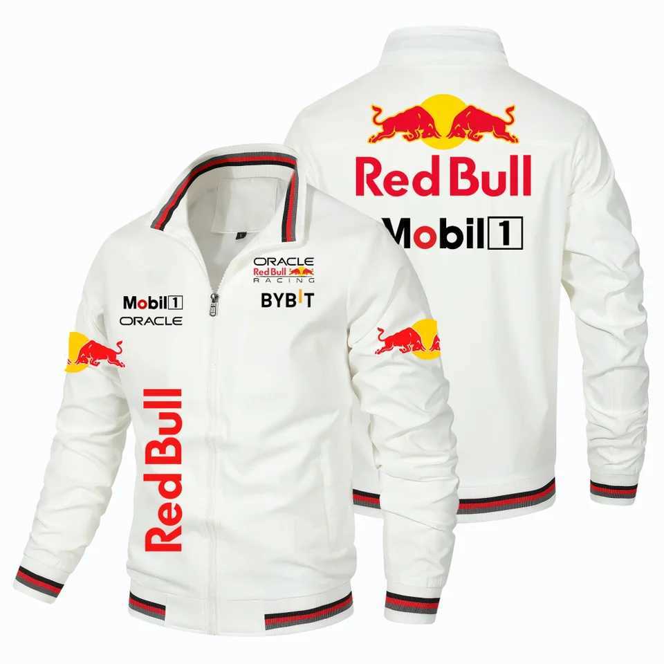 Red Bull 2025 Nouvelle veste de course pour hommes et femmes Red Bull Veste de sport de plein air Printemps et Automne Mode Veste de haute qualit