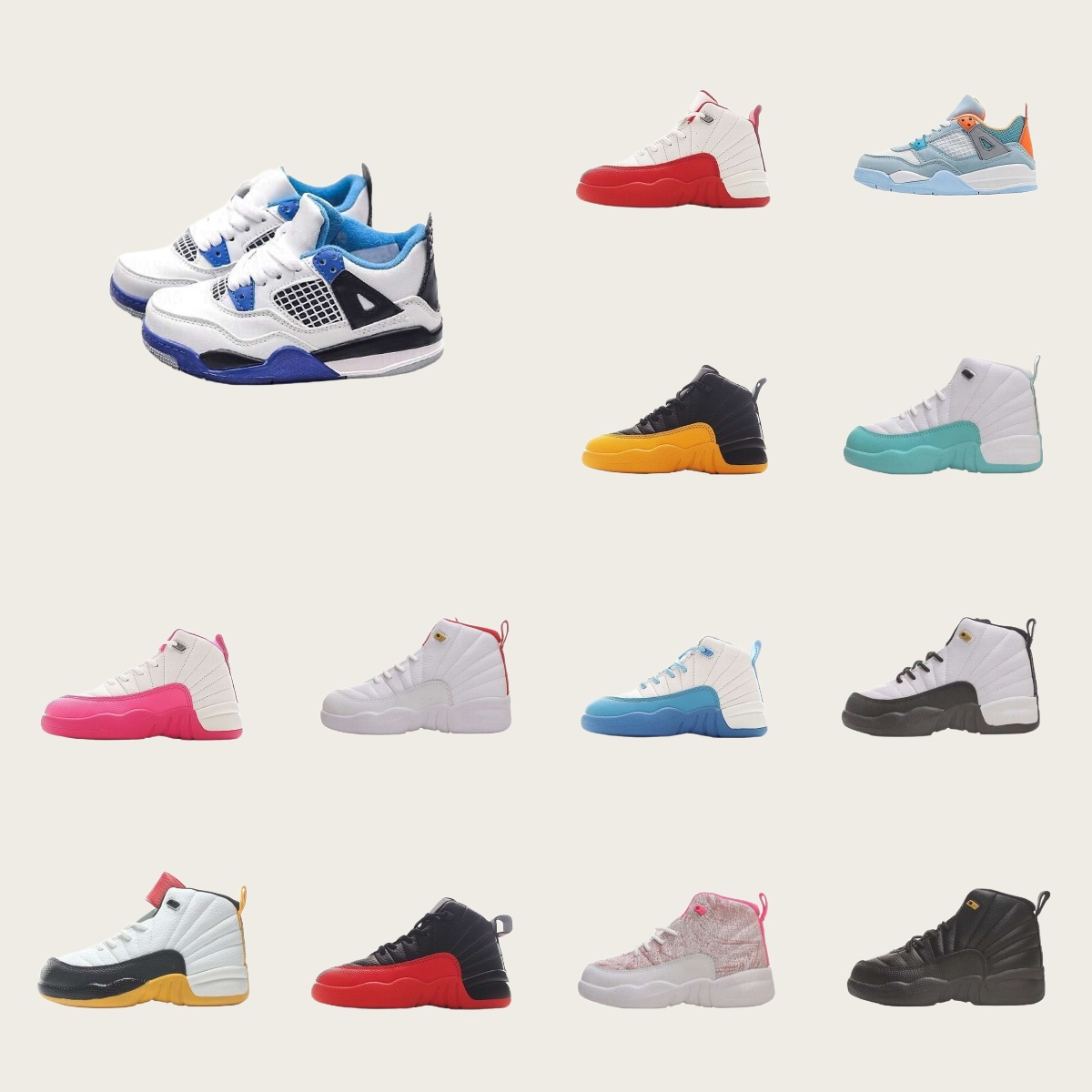 Designer Kids Chaussures Basketball baskets Toddler Shoe Preschool Kids Sneakers Enfants Youth Athletic Outdoor Boys Little Girls Chaussures Kid