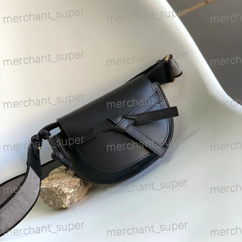 High Quality Designer Handbag Mini Shoulder Saddle Black Brown Flap Genuine Leather tote bags Crossbody Bags cross body Bag