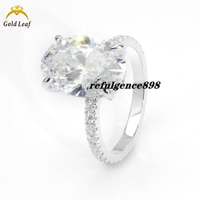 Luxurious 18K White Gold Lab Grown Diamond Ring Fashion Jewelry Rings Original Design Custom Jewelry Engagement Rings for Women