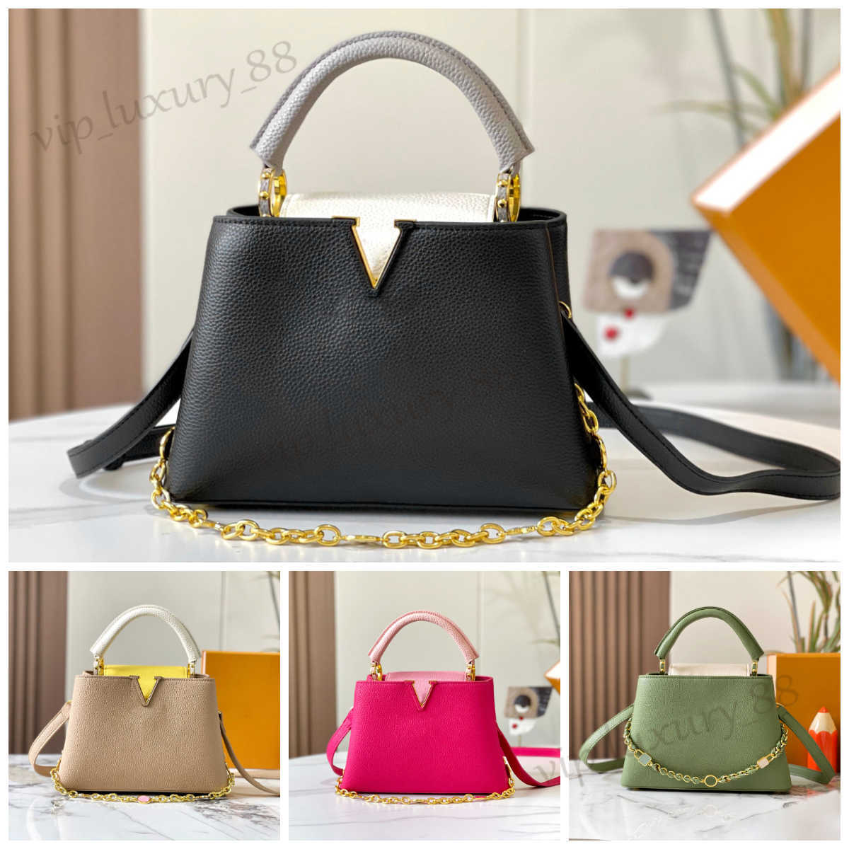Mirror High Quality Genuine Leather Handbag Designer Shoulder Tote Womens Large Capacity Crossbody Bag Fashion Simple Pink Luxury Tote Bag Work bags
