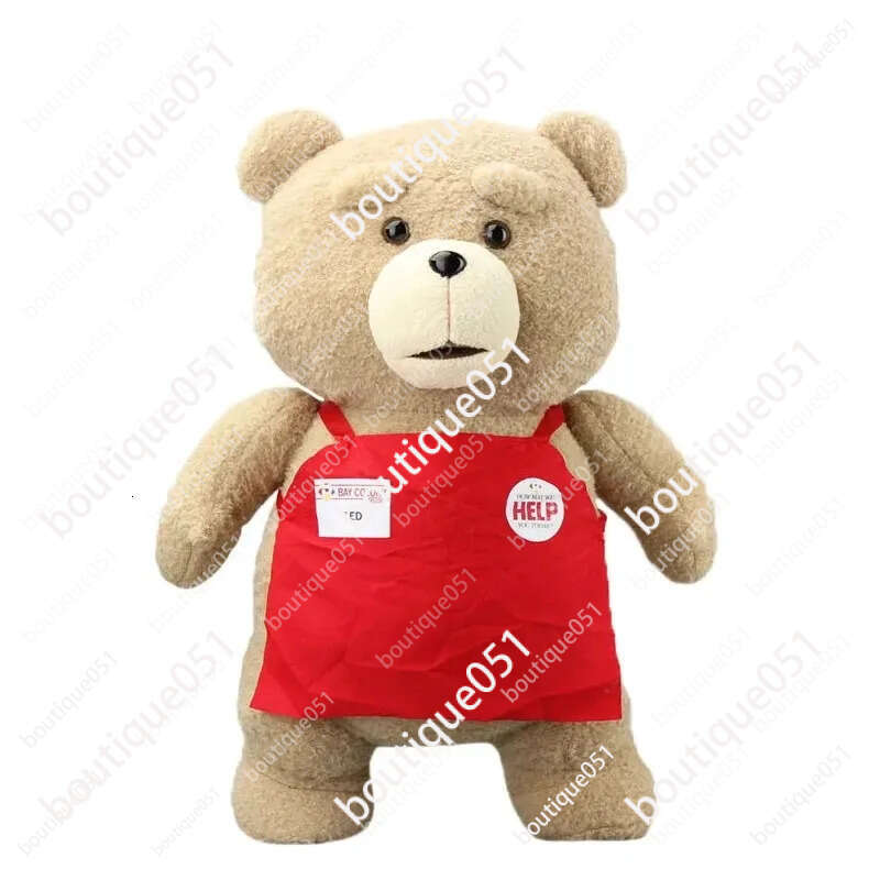 46cm TED Plush Movie Teddy Bear 2 Doll Toys In Apron styles Soft Stuffed Animals Animal for Kids Gift 240131-image-1072270252