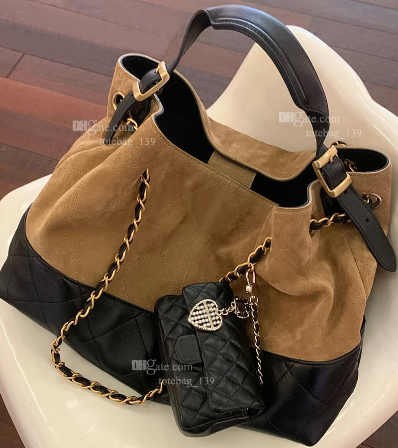 designer bag suede bag 25 hobo shoulder bag luxury women bags sheepskin leather chain handle crossbody Suede handbag
