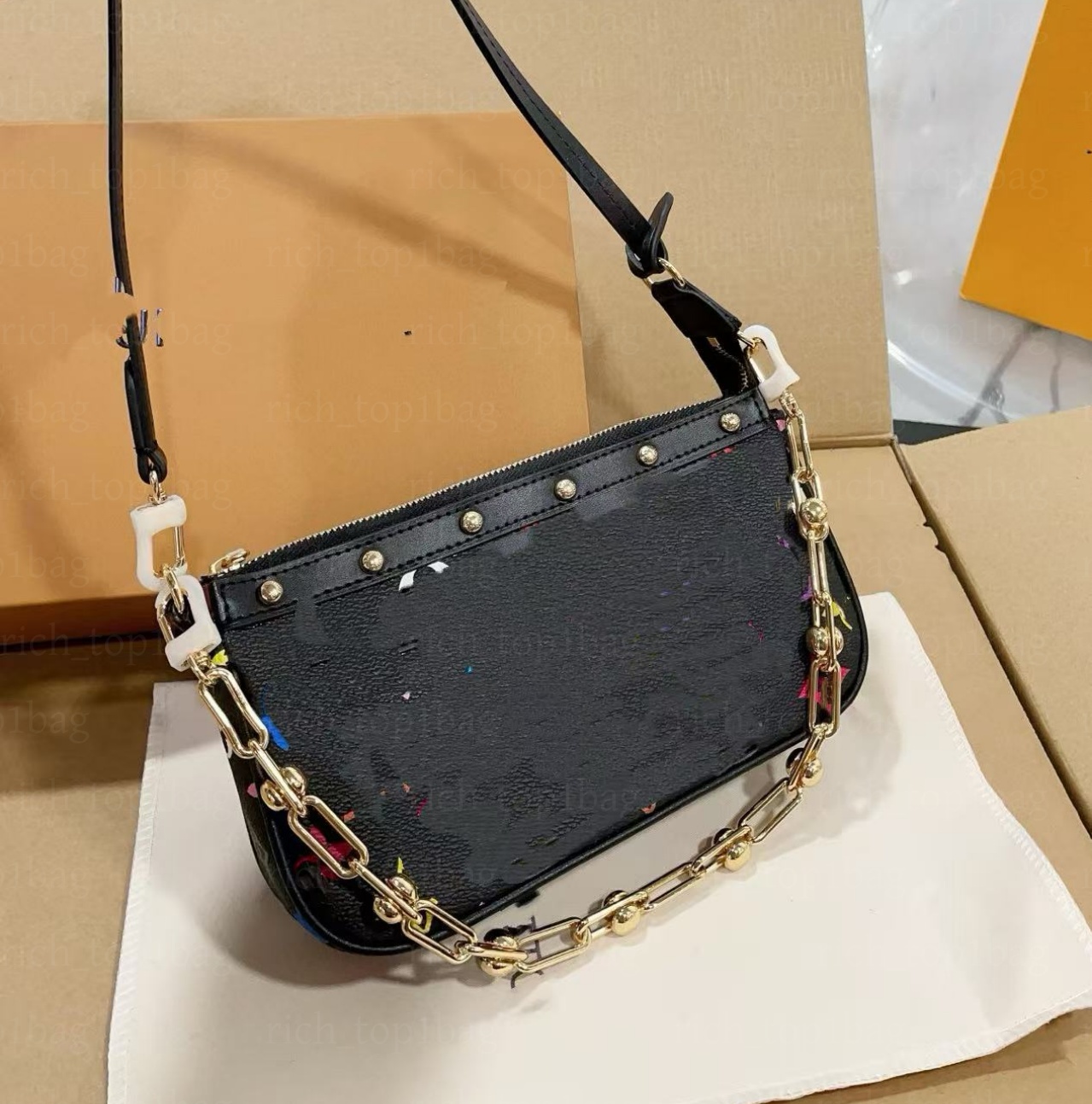 Luxury bag designer bags evening bag cowboy Mahjong bag underarm bag party lady womens Crossbody Shoulder bag purse Designer Purses Women Handbag Wa