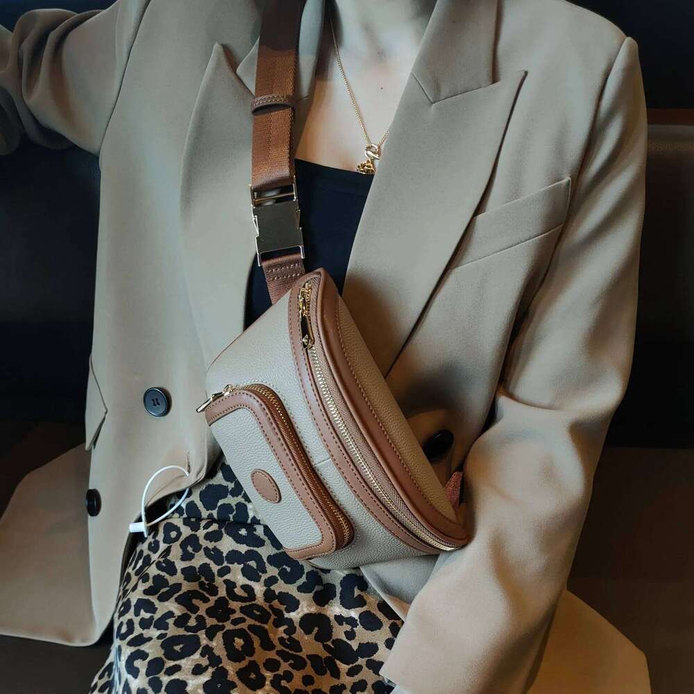 Designer Bags Genuine Leather Chest Women's New Fashion Casual Simple And Versatile Messengershoulder First Layer Cowhide Soft Bag Luxury Bag