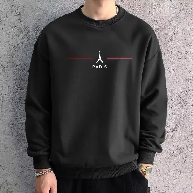 s Mens Sweatshirts Print O-Neck Tops Man Sports Clothing Casual Pullover Office Home Hoodies Jogging Quality Streetwear 250818