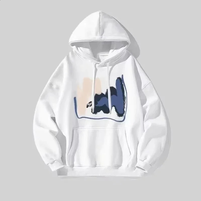 2025 men and women for spring autumn fashion casual 2D hooded sweatshirt Fashion simple loose breathable print hoodie 250818