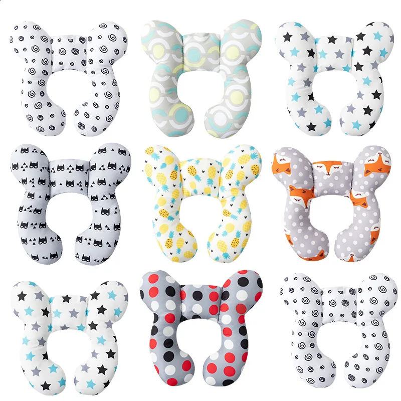2025 Baby Pillow Protective Travel Car Seat Head Neck Support Pillows born Children U Shape Headrest Toddler Cushion 0-3 Y250823