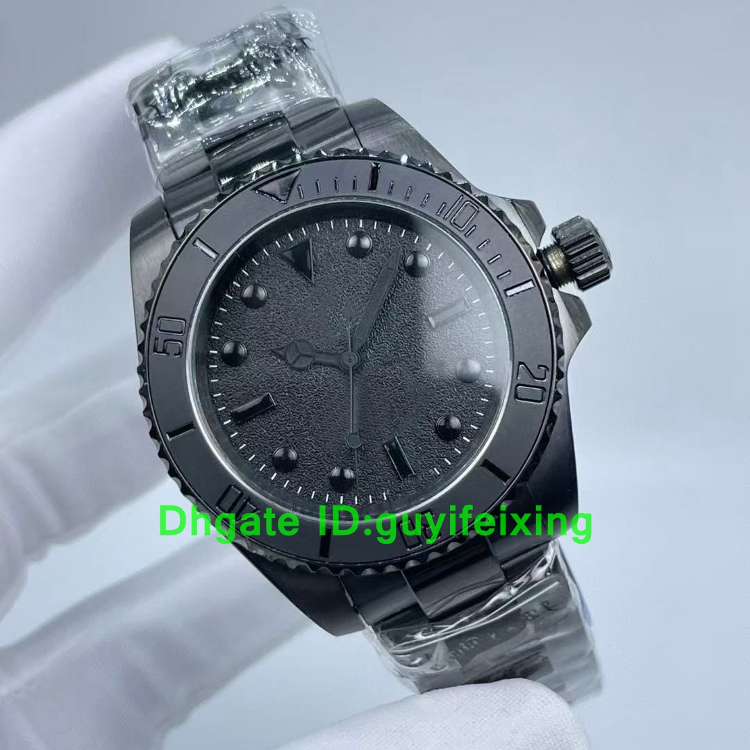 Hot Luxury Mens watches 40mm 116610 126610 Full Black Bracelet Ceramic bezel sapphire Automatic Movement Men Sport Fashion Cool sport Elegant Male w