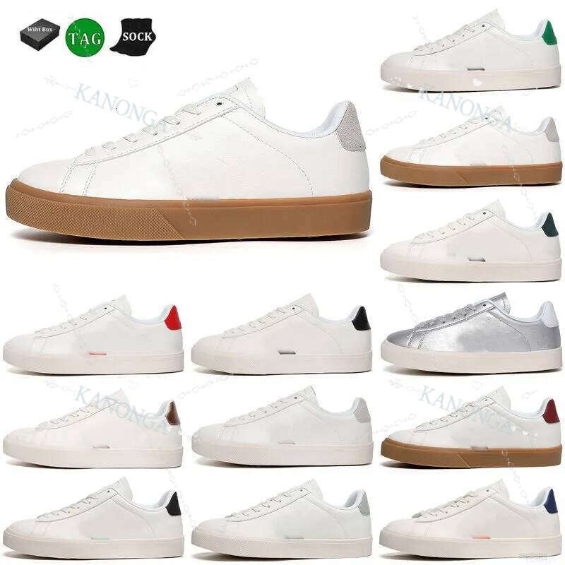 Designer Shoes V Letters Casual Walk Sports Sneakers For Mens Womens Leather Falt A Skate White Red Trainers Campo Classic Chaussure Luxe 36-45