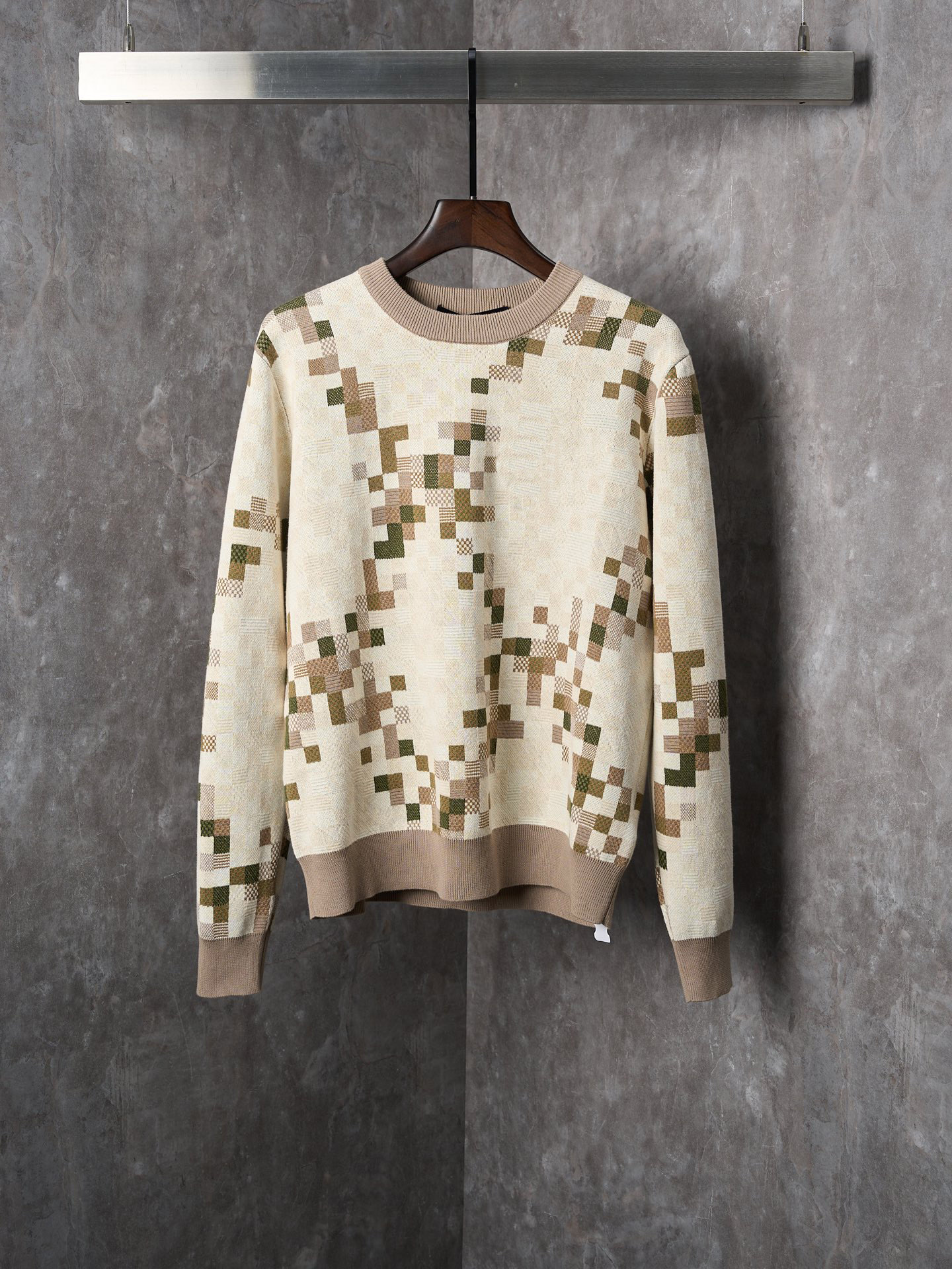 2025 Automne et hiver NOUVEAU PLIDE DU PLIDE DE MODE JACQUARD US SIZE HIGHEND Brand Pullover Men's Pullover