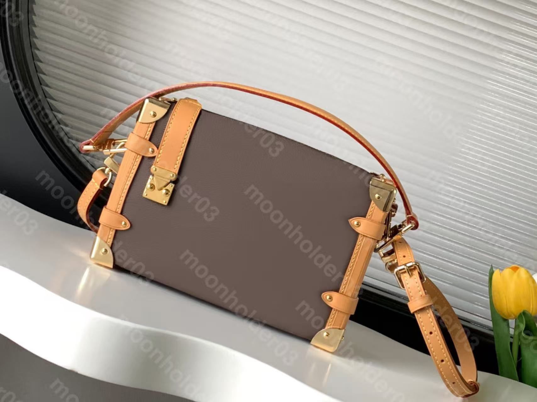 Designer Women's Makeup Bag Storage Box Shoulder Bag Handbag Women's Slant Makeup Box Handbag Luggage Makeup Bag Fashion Printed Bag