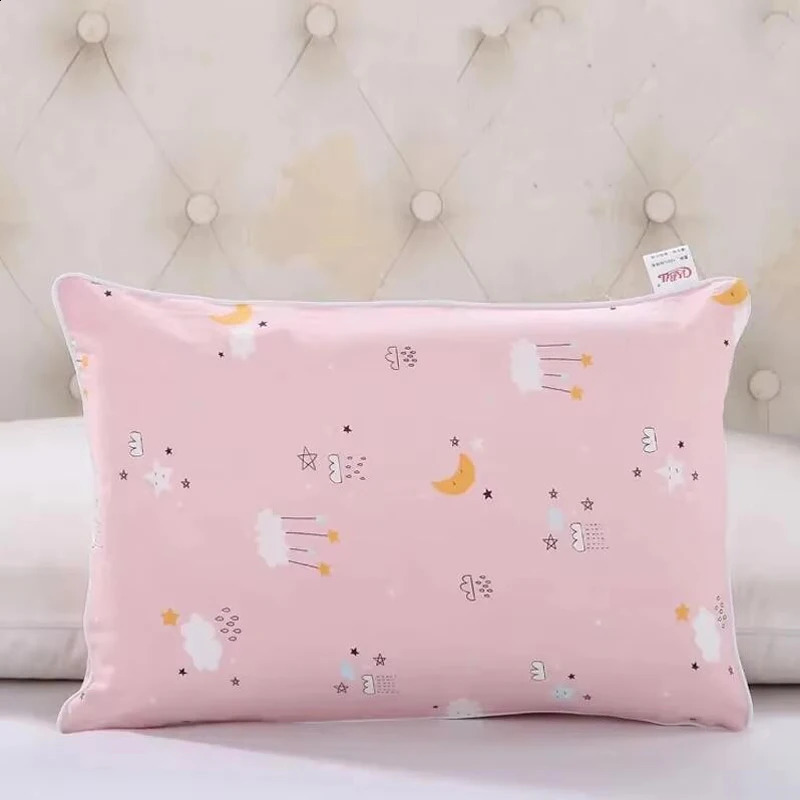 Four Season Universal Child Pillow Cartoon Style Cotton Baby Comfortable Pillowcase Kindergarten Student High Quality Pillowcase250823