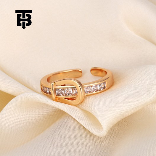 TB BHULAMTE Designer Women's Precision Belt Diamond Open Ring Elegant Fashion Unique Accessories Luxury Jewelry Sexy Charm Free Shipping