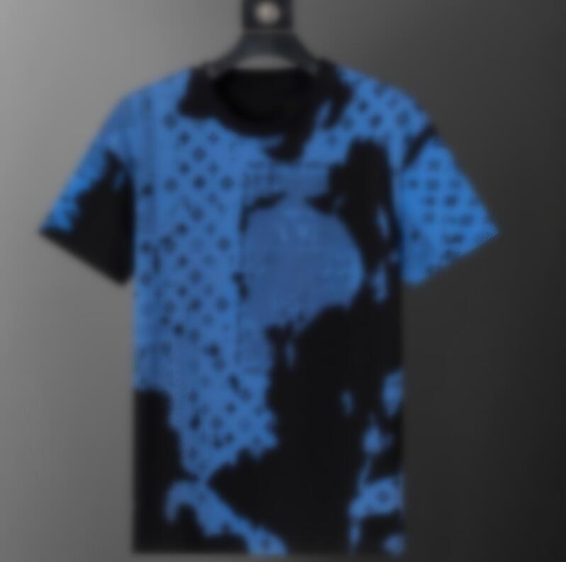 Men's T Shirts Brand Fashion Printed Short Sleeve Designer T-shirt Men women Summer Ice Silk Plaid Round Neck Casual Breathable Top