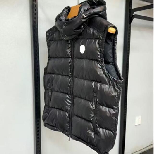 Mens Vests striped Designer Down Vest Have Puffer Vest Womens Coats Embroidered Chest Badge With Letters Body Warmer Gilet