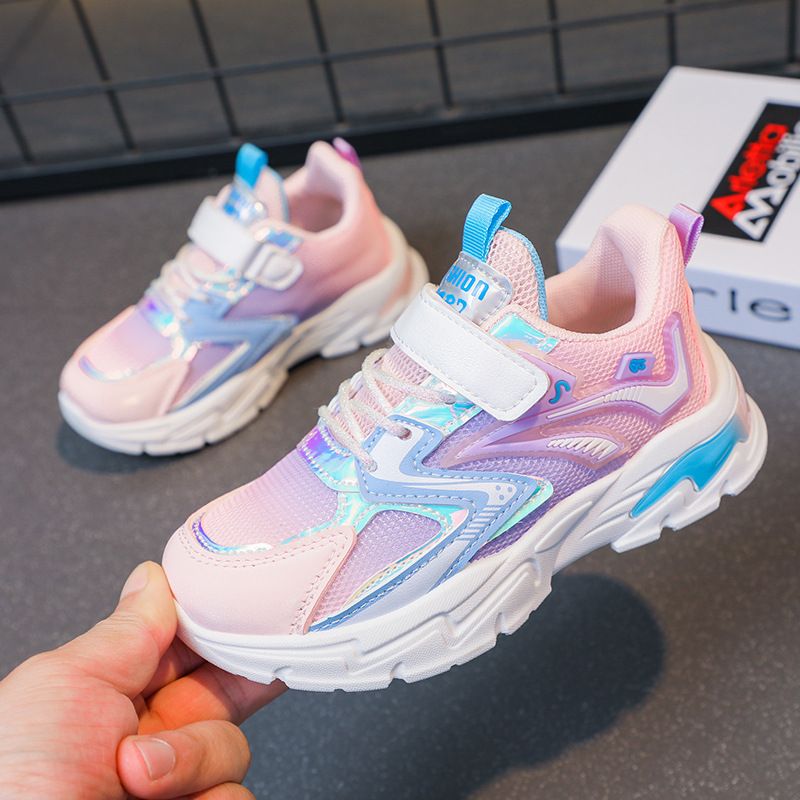 Children Sport Anti Slip Wear-resistant Shoes Girls Boys Spring Walkfashion New Soft Sole Toddler Shoes Kids Sport Sneakers Size 26 - 37 W0225