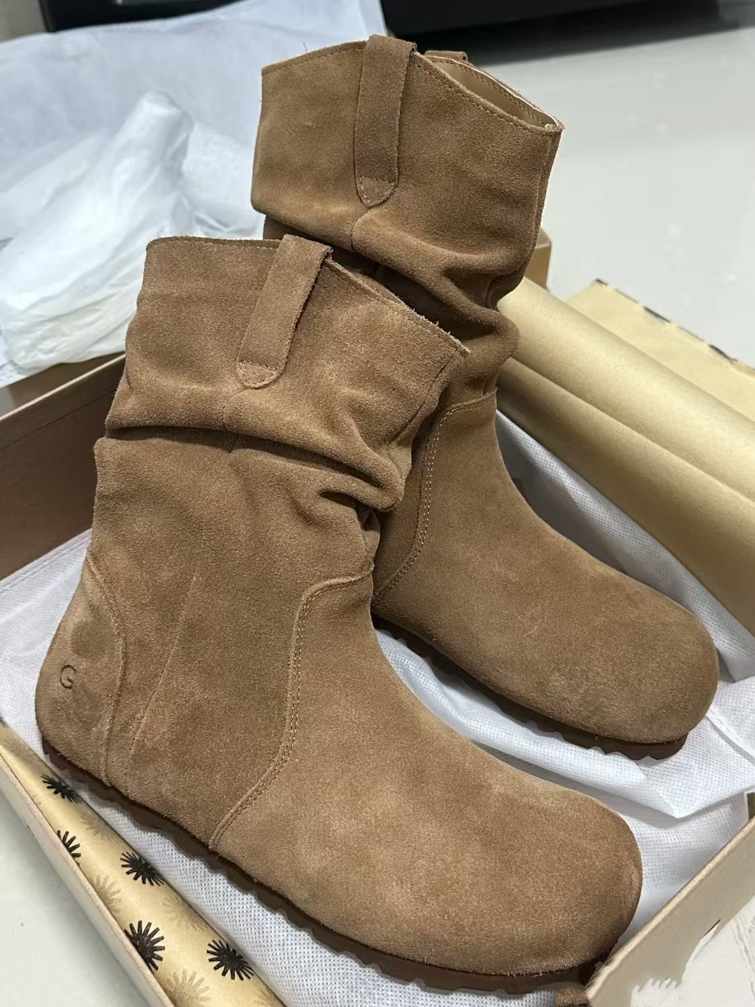 womens man leather fur winter snow booties warm ankle boot Luxury Flat Heel shoe uggzzMartin boot Top mini Australia Designer boot tasman luggage ul
