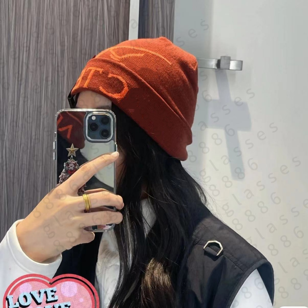 Designer Beanie Classic Letter Knitted Beanies Caps Mens Womens Autumn Winter Warm Thick Wool Embroidery Hat High quality hat Men bonnet Skull Caps
