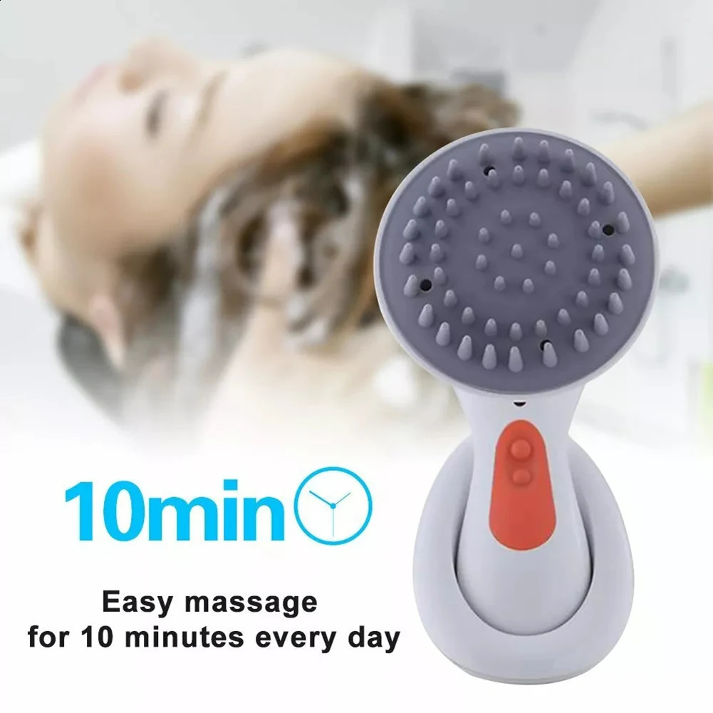 Electric Cordless Hair Scalp Massager Handheld Portable Head Scratcher Massager for Hair Growth Deep Clean and Stress Relax 250818