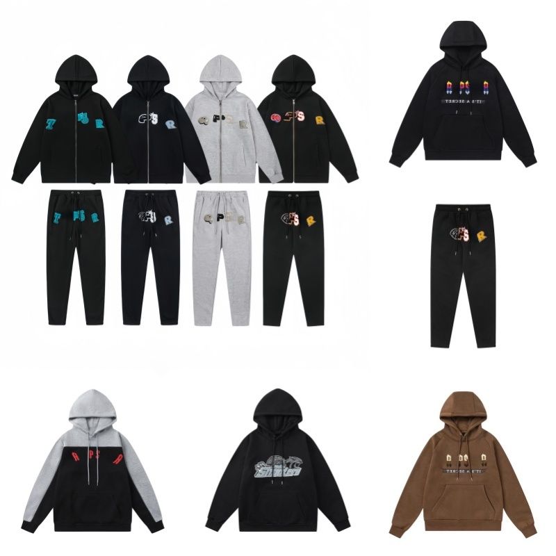 Trap Tracksuit Hoodie Mens Tracksuits Top Version London Shooters Tracksuit Towel Printing Designer Hoodie Womens Set Graphic Hoodie Luxury Y2k hood