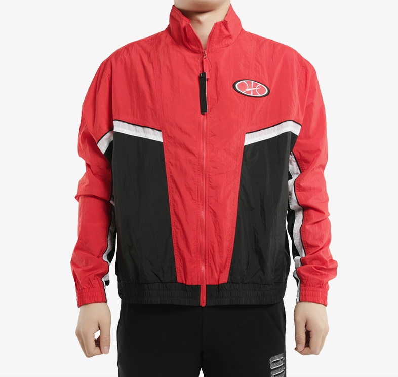 2025 Spring New Thowback's Men's Woven Retro Stand Collar Sports et loisirs Veste à vent