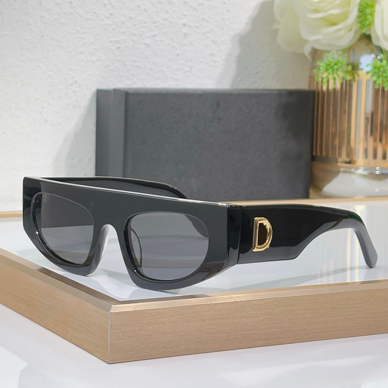 25ss New Oval Designer women sunglasses 4002 men sunglasses Acetate Frame Wide and Thick Legs Luxury Casual High Street Style UV400 Comes with Box