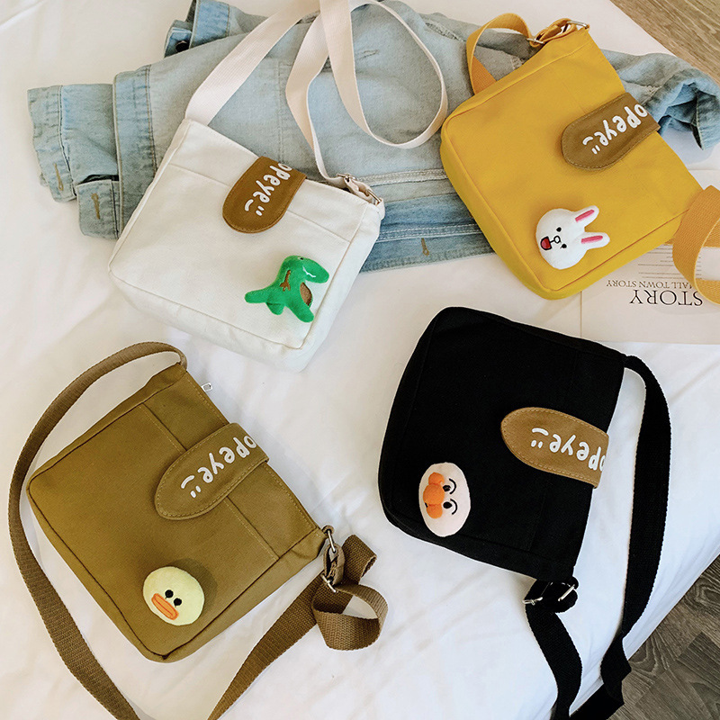 Luxury Bagdesigner Free Shipping Spring New Canvas Small Bag Ins Super Popular Bag Women Canvas Tote Bag Korean Style Shoulder Crossbody Bag