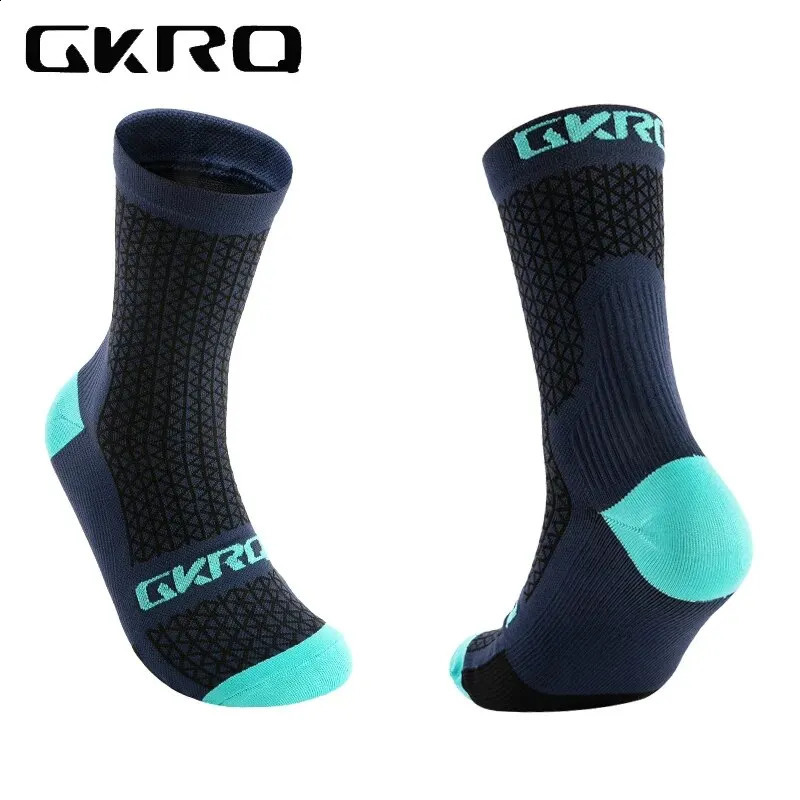 Chaussettes de cyclisme professionnelles respirant les hommes de vélo de vélos en plein air sport sport de haute qualité 250823