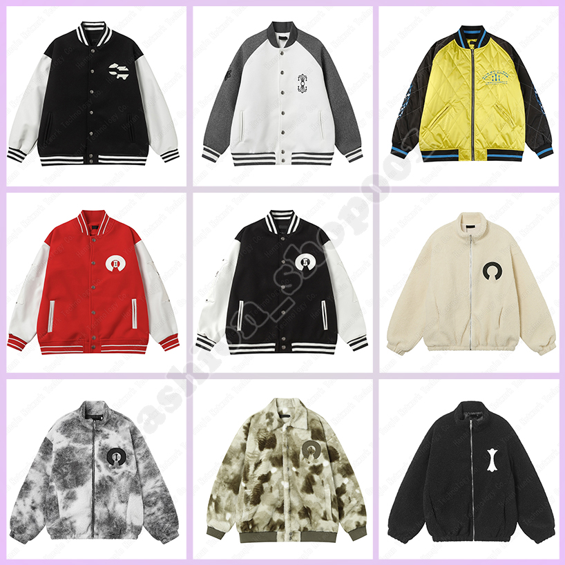 Chrome Designer jacket Men's Jackets baseball jacket uniform retro trend Colorful womens Brand Cartoon embroidery Waterproof Hip Hop Jacket Cas