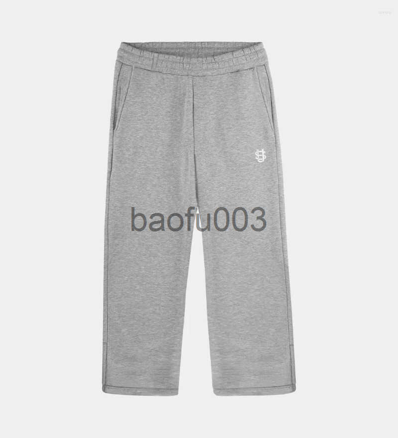 Mens Pants American Men Gray Y2K Joggers SUVENE Embroidery Streetwear Seller Retro Hip Hop Casual Sweatpants Elastic Waist Women J2508229F55