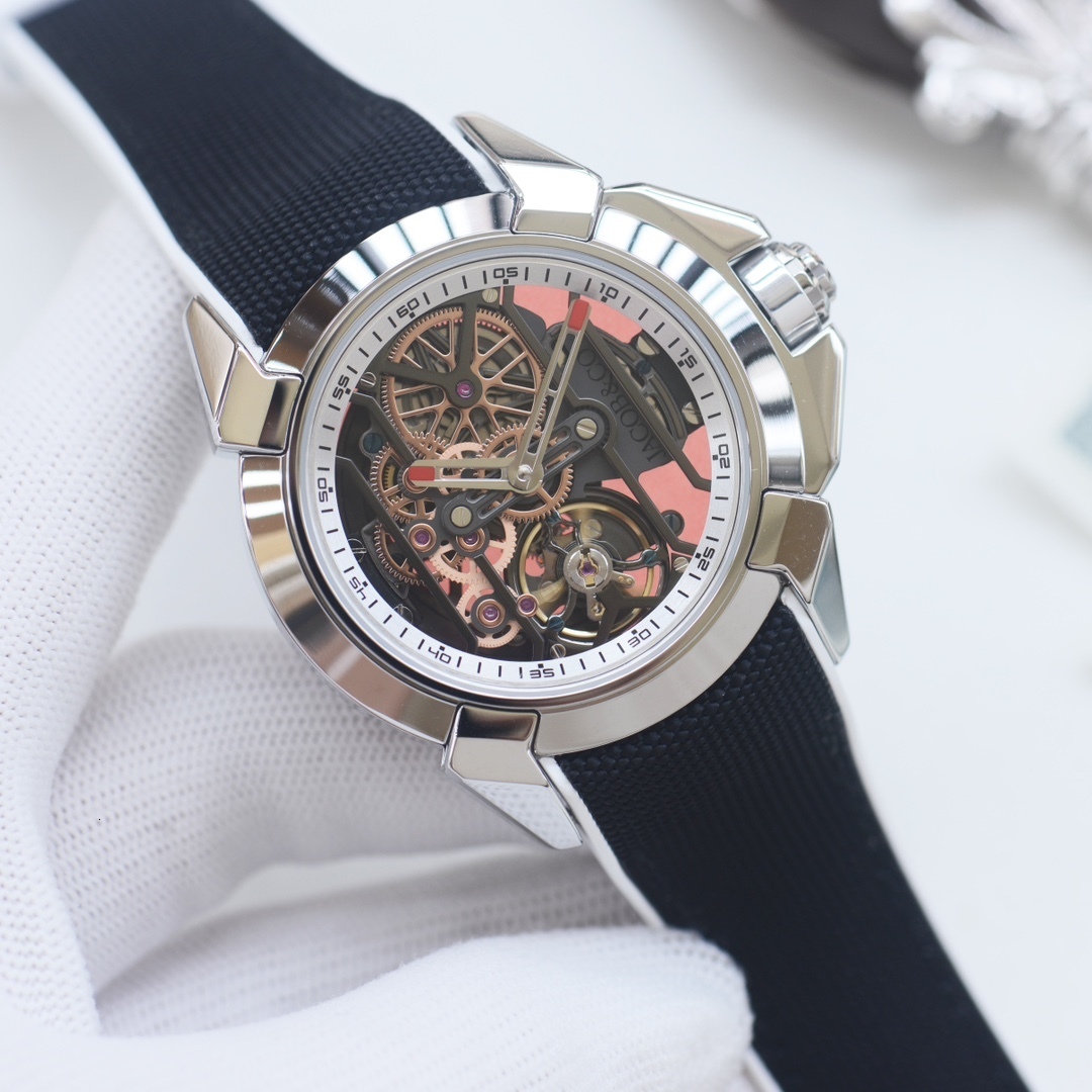 jacobnco watch epic men skeleton watches 10A high quality auto mechanical movement menwatch fly wheel reloj rubber strap uhr montre luxe watchbox KB