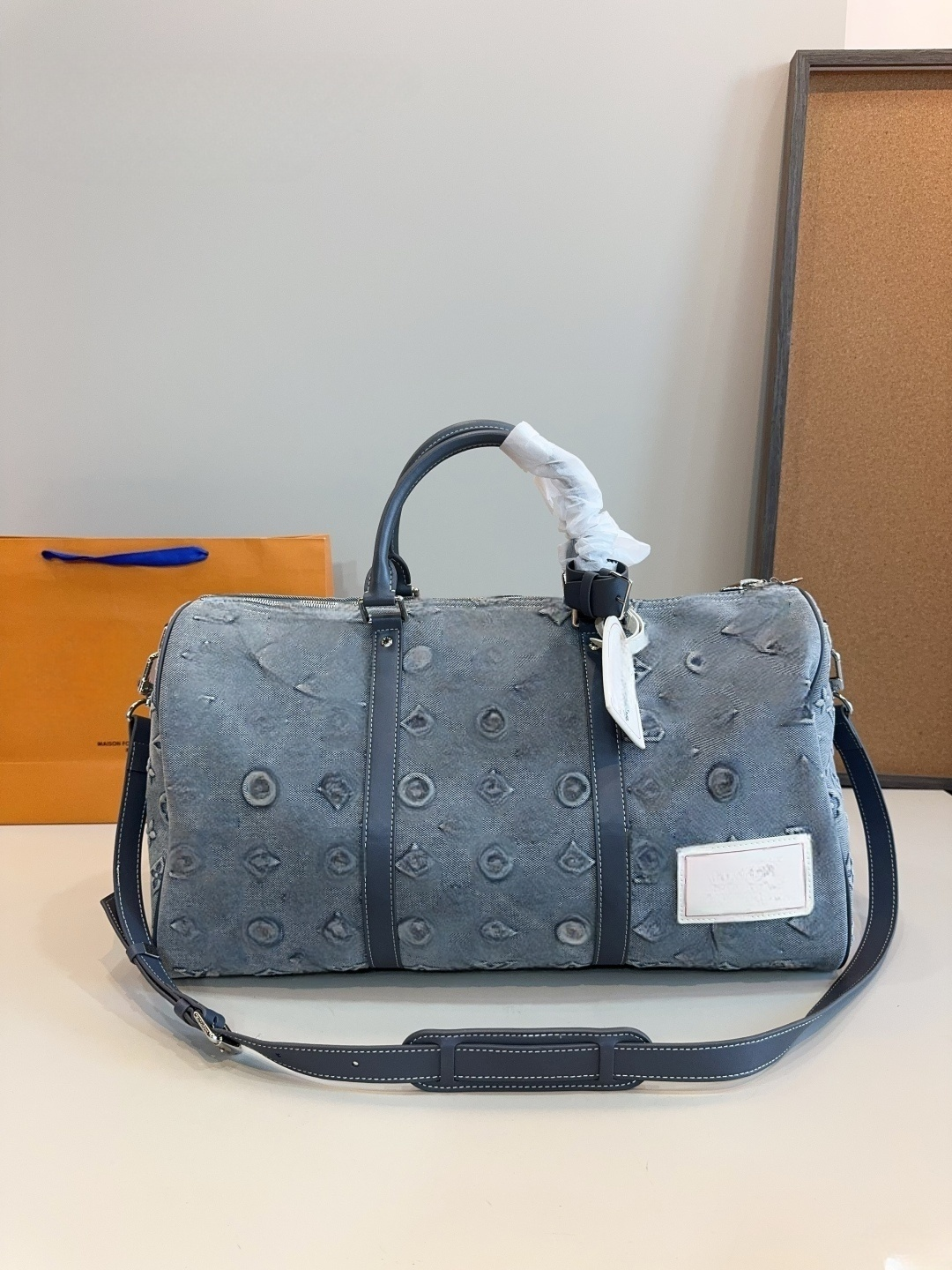 Denim purse shoulder bag man women tote handbag Canvas designer purses Large Capacity Shopping Bag Leather travel Denim Bags