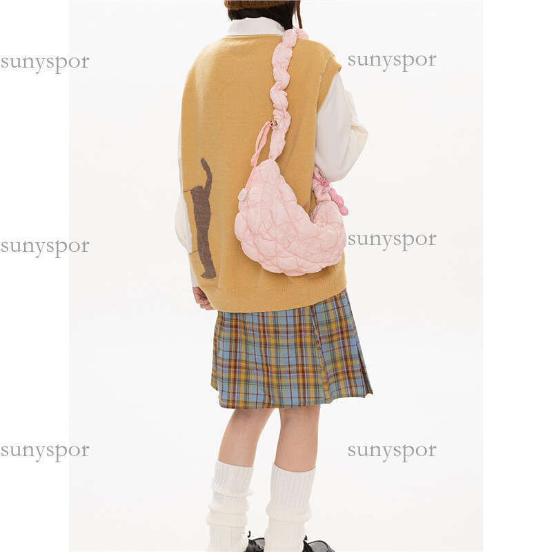 New Design Cloud Pleated Underarm 2025 New Large Capacity College Bubble Shoulder Bag