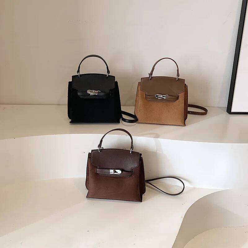 2025 Autumn/Winter Women's Platinum Finish Vintage Crossbody Bag Elegant Commute Tote Purse