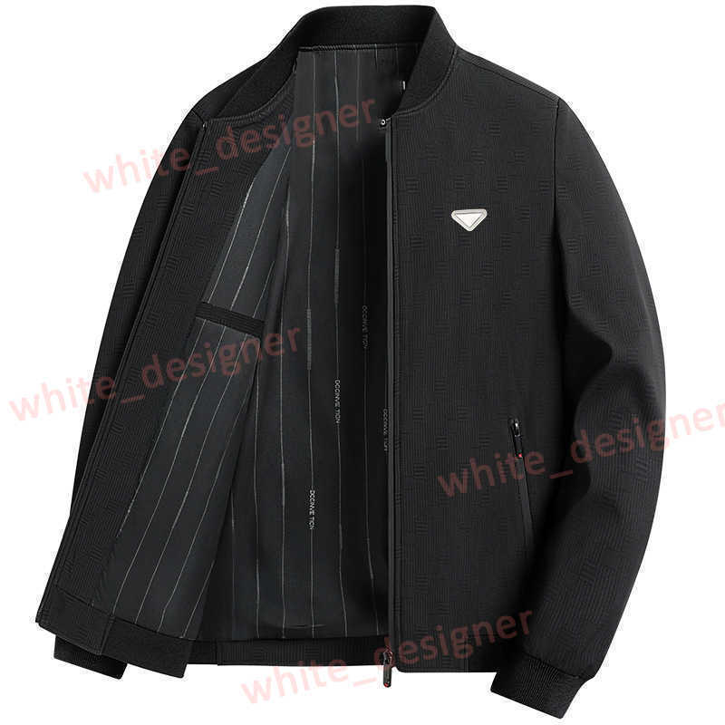 Designer Men's Jackets Men's Jacket High-End Business Casual Men's Clothing Spring and Autumn Baseball Collar Plaid Jacket size M-4XL