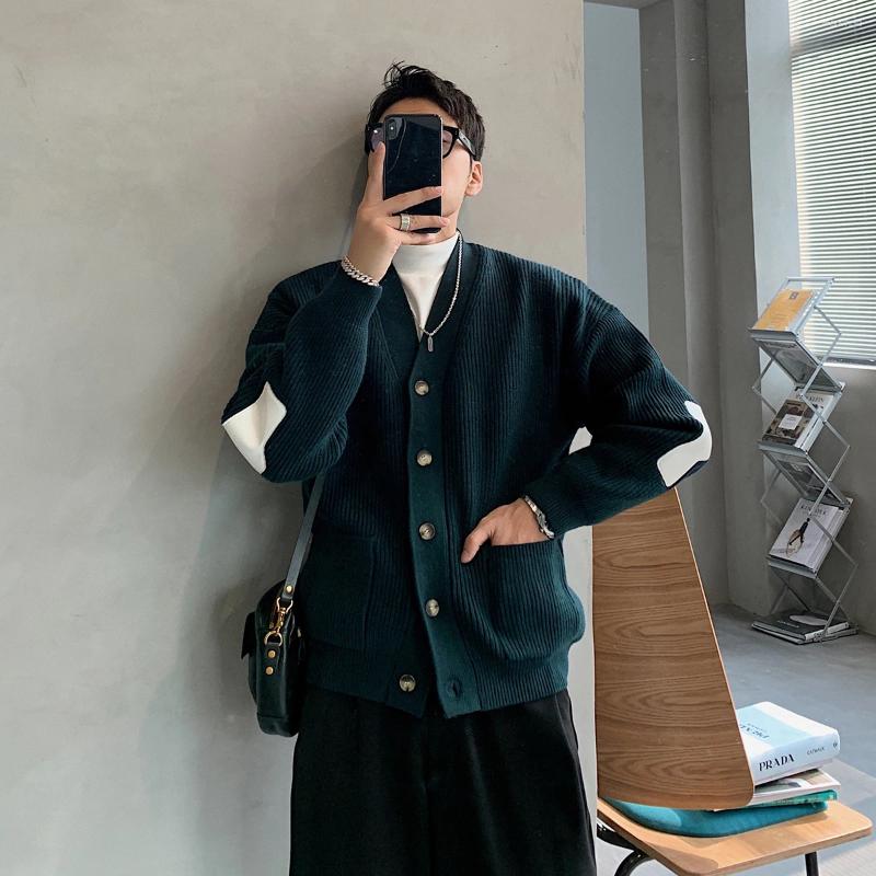 Men's Sweaters Autumn Winter Top Grade Brand Fashion Knitwear 2025 Cardigan Sweater Trendy Casual Knitted Coats Jacket For Warmth A155