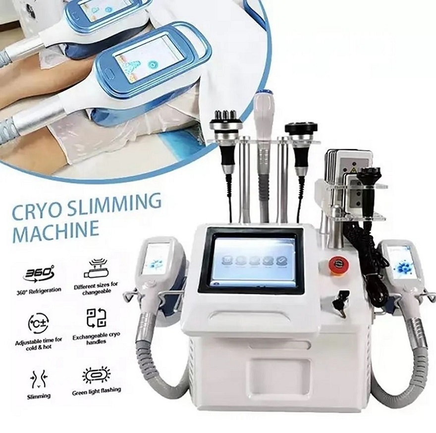 Portable 360 Cryo Body Sculpting Fat Freezing Machine for Weight-Loss, Non-Invasive Cryolipolysis Slimming Device with Vacuum Cooling Therap