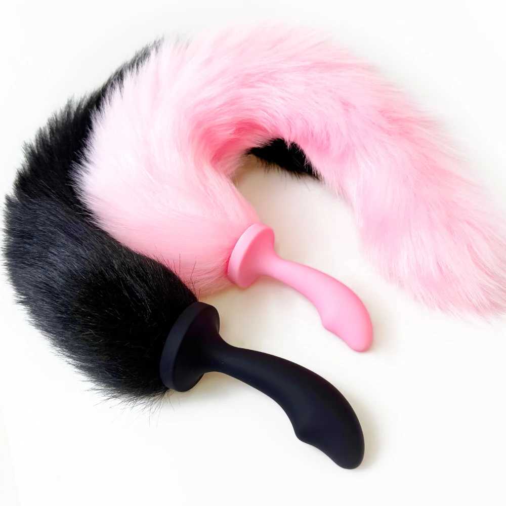 Anal Toys Sexy Fox Plug Tail Silicone for Women Men Butt Dildos Small Cosplay Sex Adult 250825