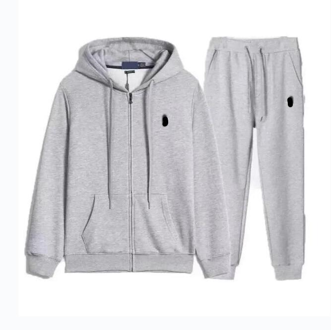 New men small horse tracksuit designer Sets #polo hoodie hoody Cardigan Zipper men women couple top jackets sportswear sweat pant gym suits