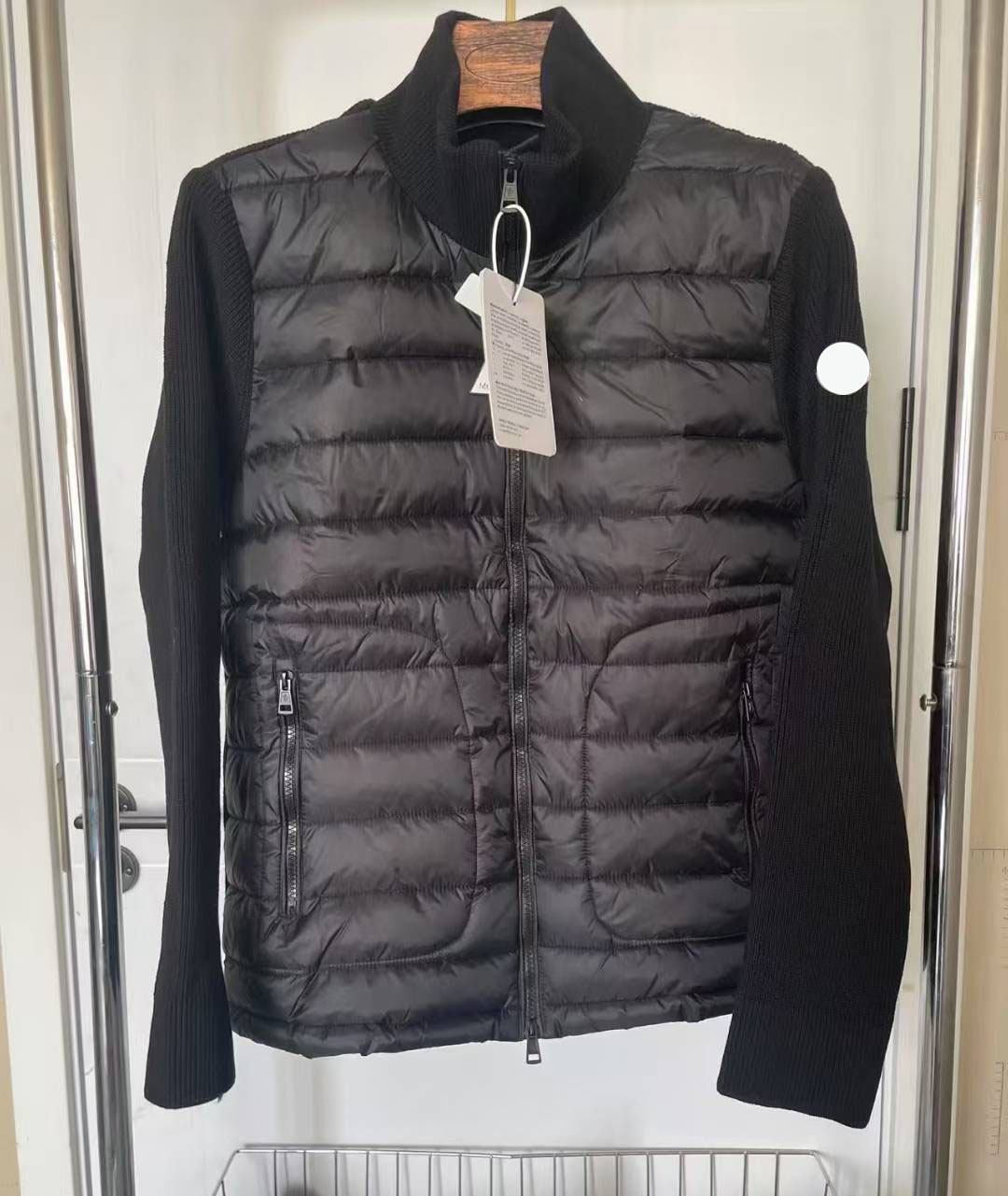 mont clerness Down Hooded Cardigan Designer Wool blend Sweater monclenessity Outwear Warm Mens Windbreaker Jacket Men Pufferjacket aa7