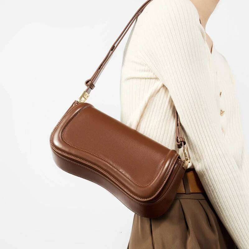 Designer Bags Elegant Genuine Leather Underarm Shoulder Bags For Women 2025 Designer Square Crossbody Purses Ladies Handbags Luxury Bag