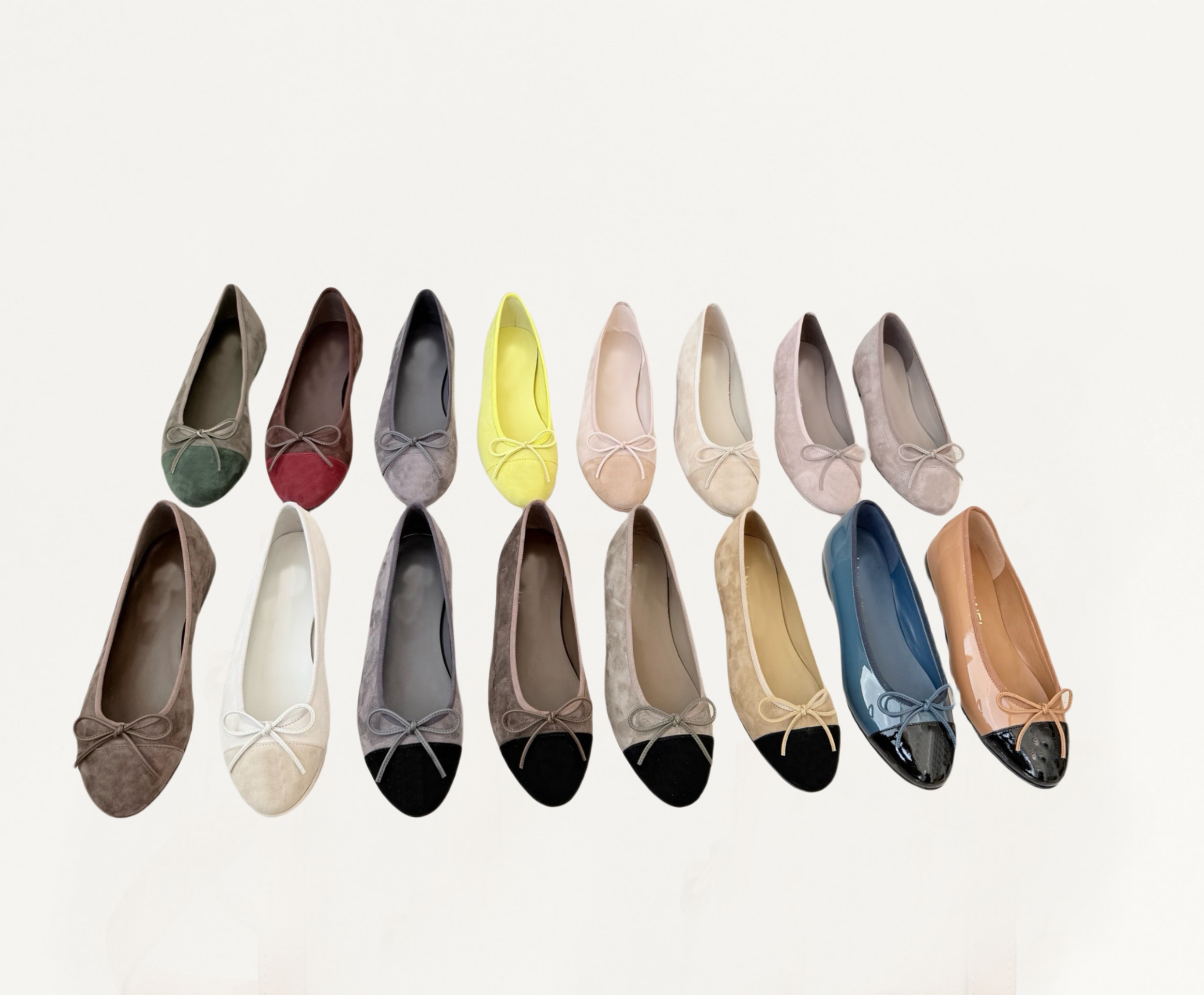 Designer Shoes Paris Brand Designer Black Ballet Flats Shoes Women Quilted Genuine Leather Slip On Ballerina Luxury Round Toe Ladies Dress Shoes HJ2