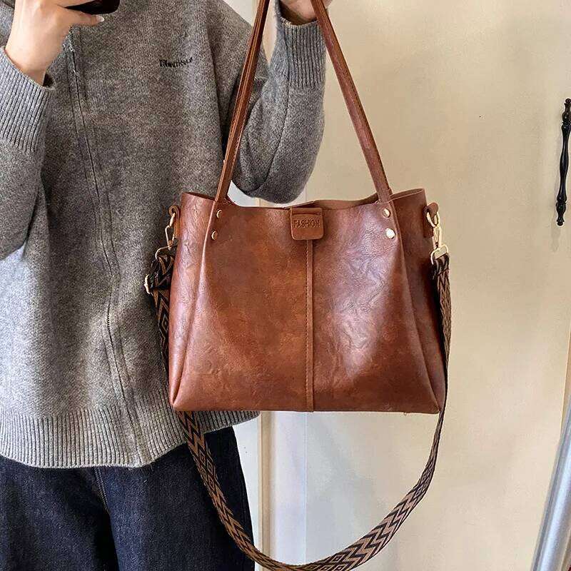Women's Shoulder Bag,Pu Weave Hand Wallet Portable Tote Handbags High-Capacity Top-Handle Bags For Office Lady Commute