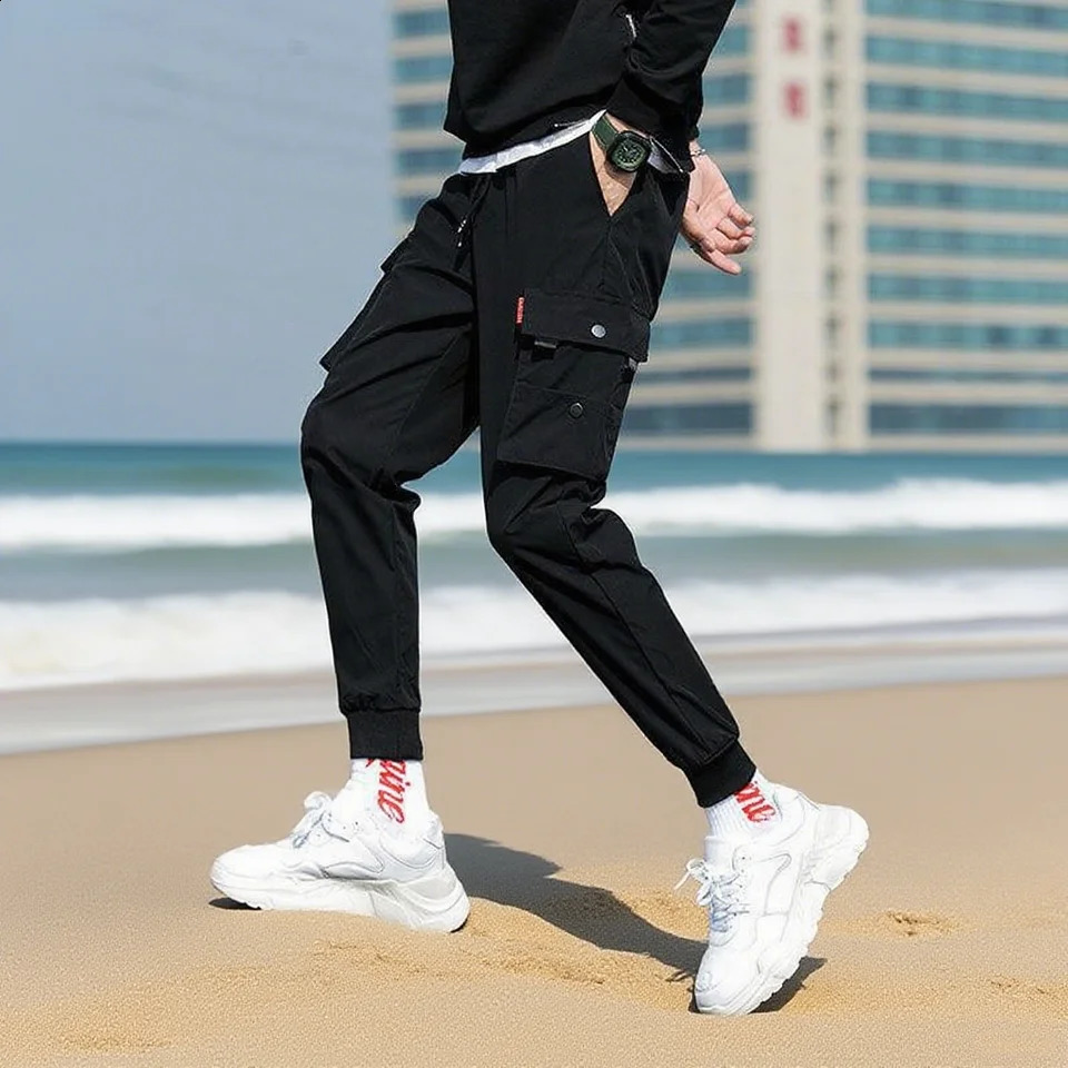 Men Cargo Tactical Pants Work Combat Multipockets Casual Training Trousers Overalls Clothing Joggers Hiking Mens Pant 250815