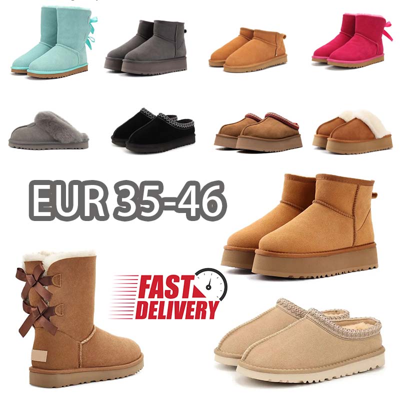 Designer boots designer womens booties Slippers sandle tazz tasman womens men fur slides slipper shoes winter boots snow ankle comfort warm eur 35-4
